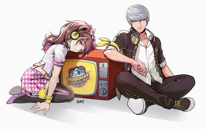    , , Anime Art, Persona, Persona 4, Kujikawa Rise, , Game Art