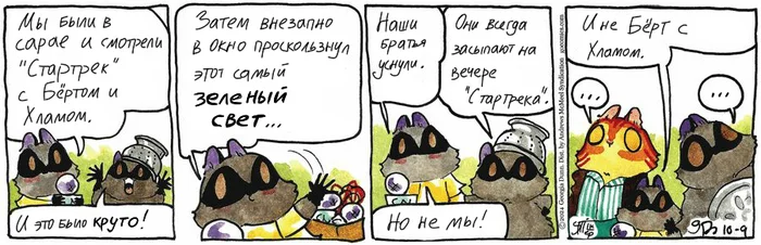 Koteikiny News from 09.10.2024 - My, Translation, Comics, Koteikin news (comic), cat