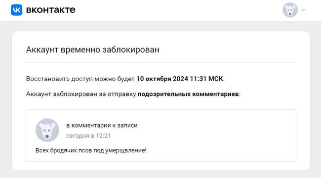 ВКонтакте куевы гуманисты - Бродячие собаки, Бездомные животные, Нападение собак, Собака, Зоозащитники, Радикальная зоозащита, ВКонтакте, Социальные сети, Комментарии, Скриншот, Блокировка, Негатив