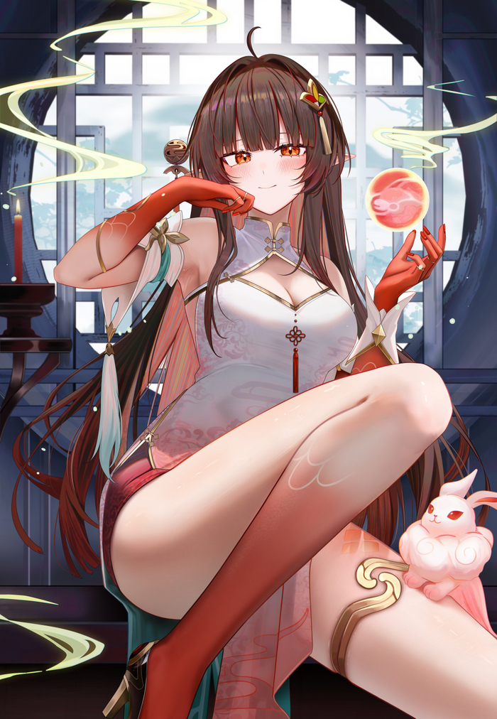 Lingsha Anime Art, Honkai: Star Rail, Lingsha (Honkai: Star Rail), Ru zhai