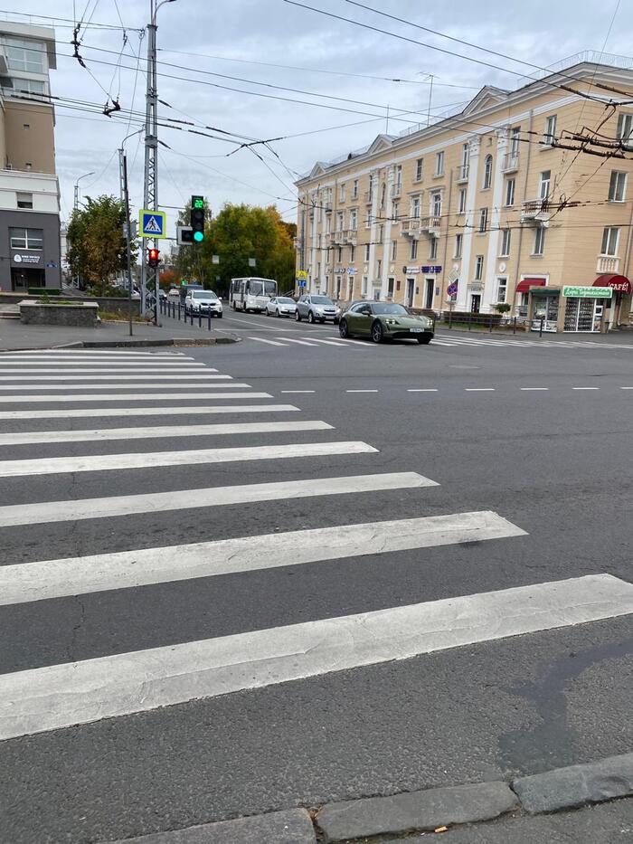 «Тайкан» в провинции - Моё, Porsche, Провинция, Петрозаводск