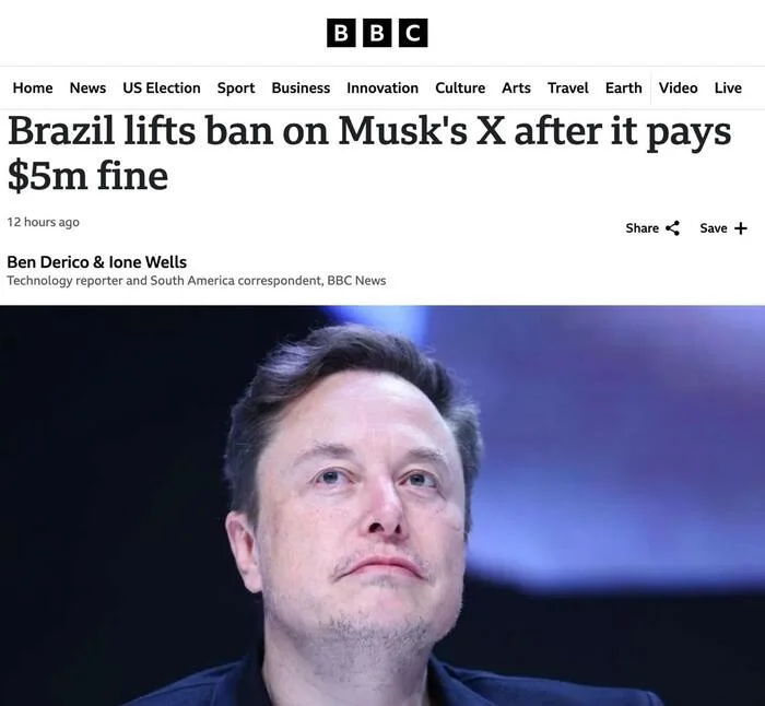 And it seems like Discord has nothing to do with it - Discord, Twitter, Elon Musk, Brazil, Fine, Politics