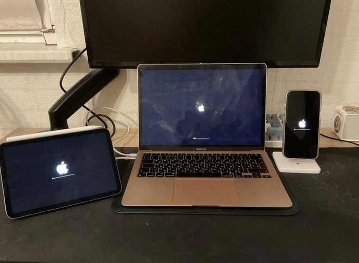 На фото вторничное обновление iPad OS 18.1 beta 6, mac OS 15.1 beta 6, iOS 18.1 beta 6.