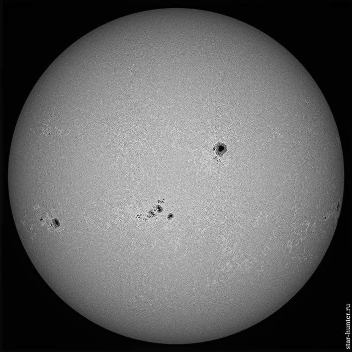 Солнце, 9 октября 2024 года, 13:51 - Моё, Солнце, Астрофото, Астрономия, Космос, Starhunter, Сочи