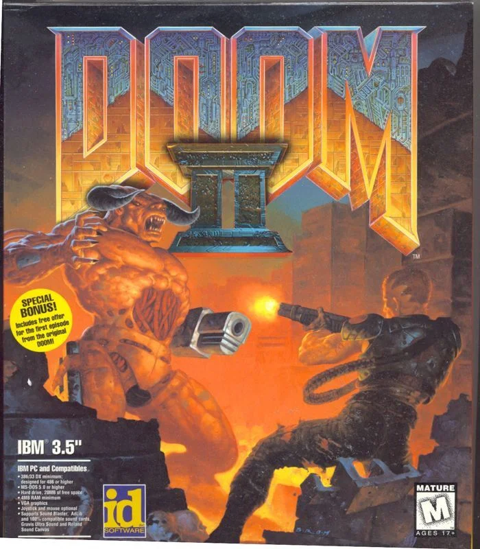 30 лет назад вышел культовый шутер от первого лица Doom II от id Software - Doom 2, ID Software, Компьютерные игры, Ретро-Игры, Шутер, Олдскул, Юбилей