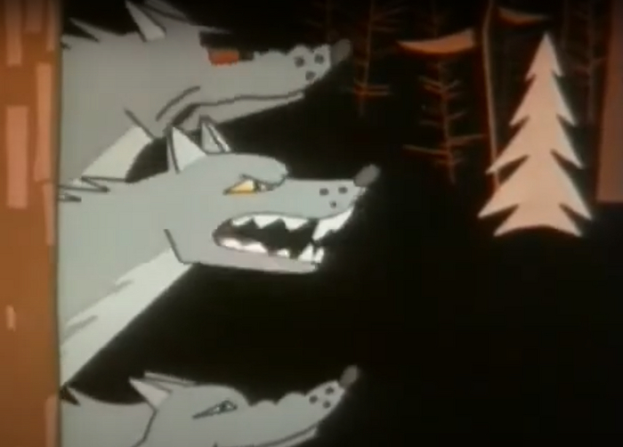 Бабушкин козлик, 1963 г. Волк - тот, что посерединке