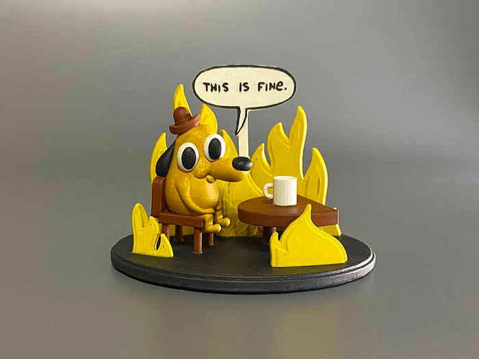  This is fine     3D ,  , This is Fine, , , 