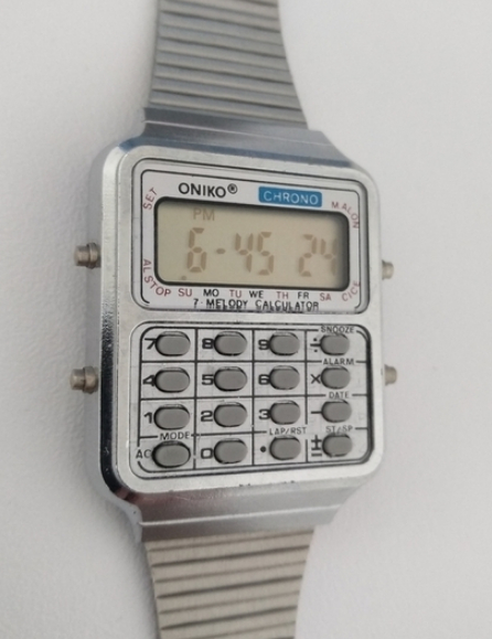 Better than Montana! - the USSR, Wrist Watch, Rarity, Nostalgia, 90th, Electronics, Electronic Clock, Calculator, School