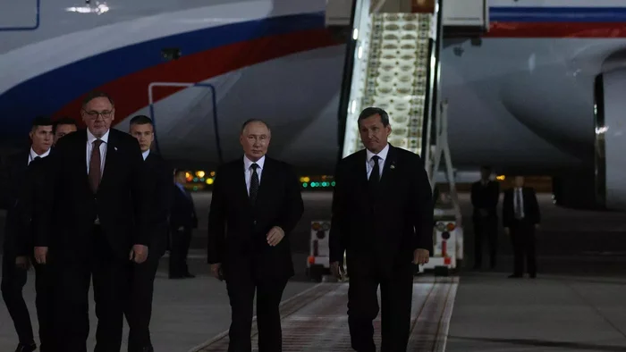 Putin arrives in Turkmenistan for visit - Politics, Vladimir Putin, Iran, Ashgabat, Turkmenistan, Риа Новости