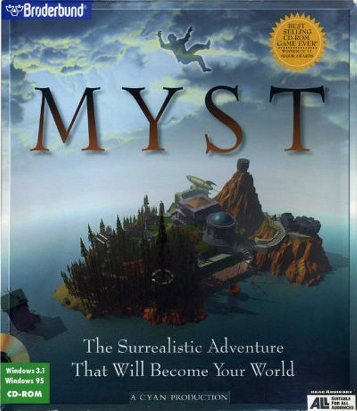 Myst, ����� ���������� ��������� �� CD-ROM (1995)