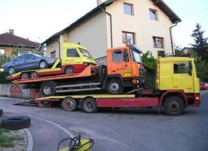 A little porn in your feed won't hurt you - Humor, Tow truck, Video, Vertical video, Longpost