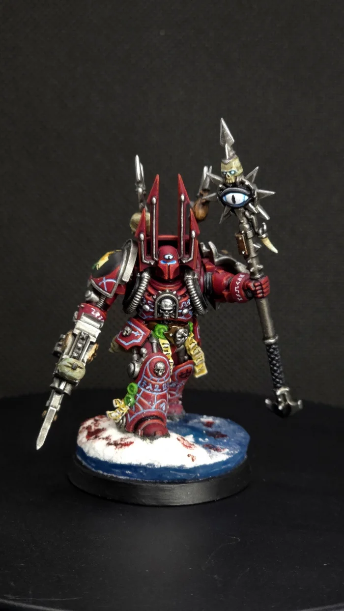 Conversion of the HSM mage in terminator armor. Photos and videos - My, Warhammer, Hobby, Youtube, Warhammer 40k, Miniature, Painting miniatures, Wh miniatures, Video, Longpost