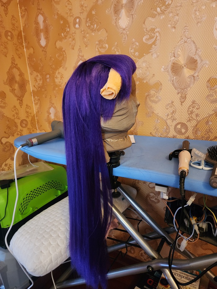 Укладка парика