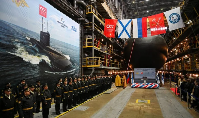 The last in the series for the Pacific Fleet, Varshavyanka, was launched in St. Petersburg - news, Russia, Navy, launching, Varshavyanka, Submarine, Saint Petersburg, Yakutsk, Republic of Sakha, Admiralty Shipyards, Pacific Fleet, VKontakte (link), Longpost