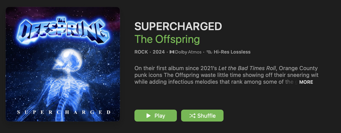 The Offspring, Supercharged, 2024