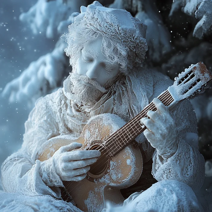 Snow Bard - My, Humor, Neural network art, Нейронные сети, Wordplay, Pun, Snow, Bard, Midjourney, Absurd, Images, Strange humor, Longpost