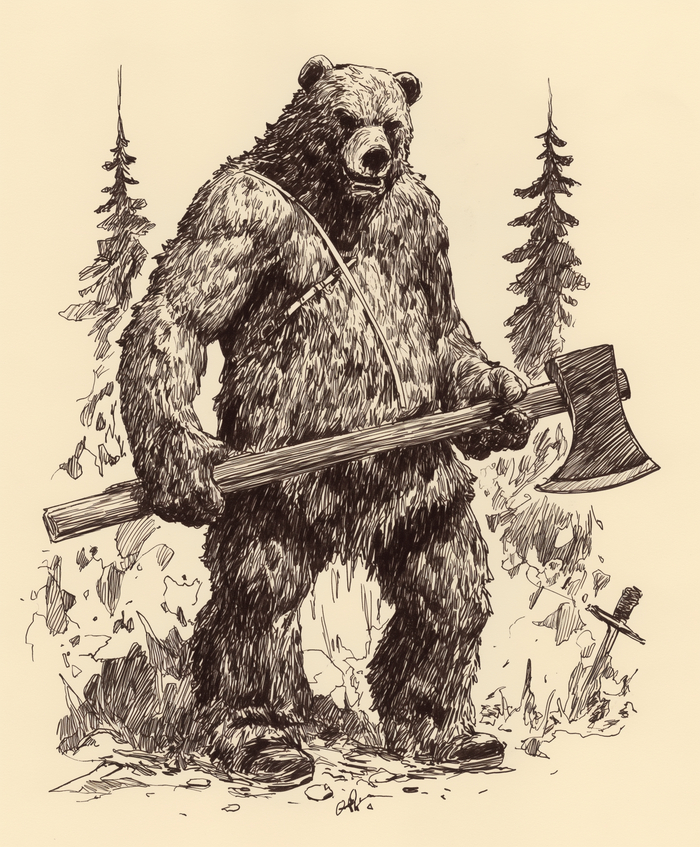 Inktober-2024. День 12: Remote