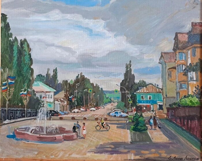 Вид на город Кирсанов