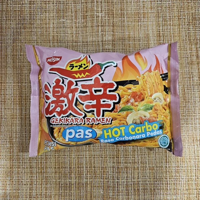 Nissin Spicy Carbonara Flavored Noodles - My, Doshirakology, Noodles, Food, Food Review, Beachpacket, Longpost