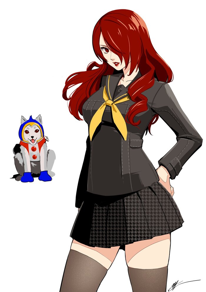    Eightyfourart, , , Anime Art, Persona, Persona 3, Game Art, Mitsuru kirijo, , , 