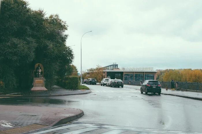 Kemerovo, Pritomskaya embankment street - My, The photo, Town, Street photography, The street, Kemerovo, Autumn