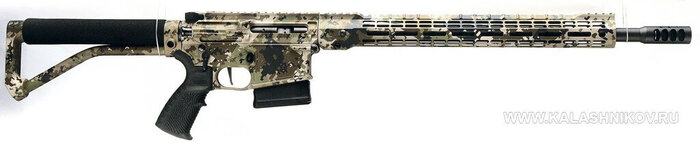 Винтовки STM-308 могут быть окрашены практически в любой цвет. На фото винтвока с прикладом STM-Skeleton