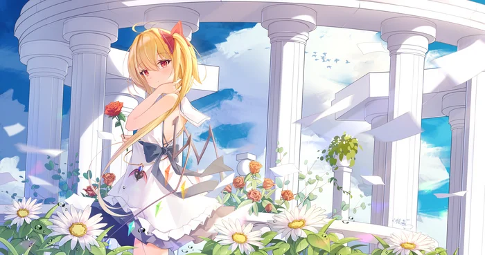 U.N Owen`s garden - Touhou, Flandre Scarlet, Anime Art, Game Art, Аниме, Игры, Арт