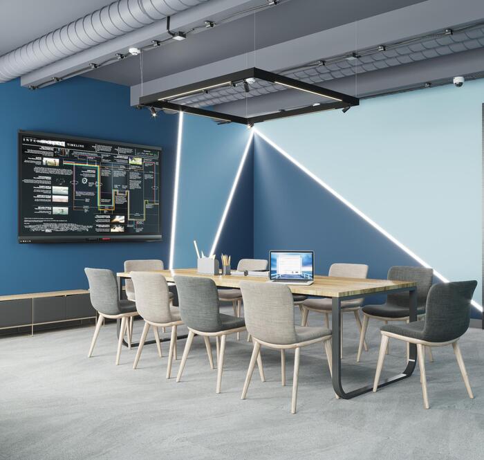 интерьер офиса: дизайн комнат для переговоров