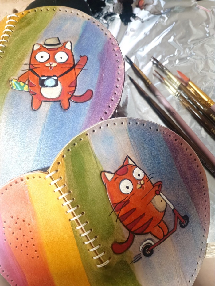 Коты в акриле