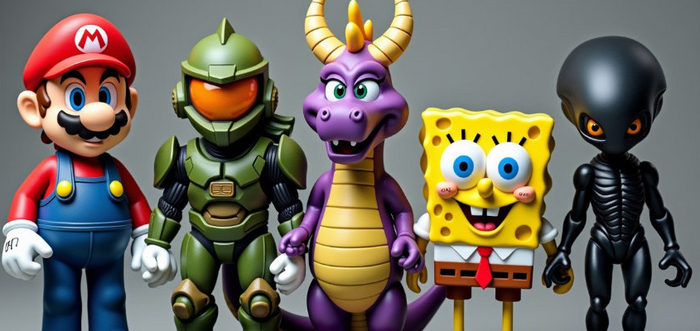 Список персонажей доступных в модели Flux