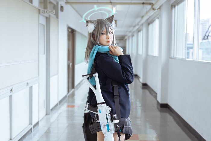 Sunaookami Shiroko | Blue Archive , Sunaookami Shiroko, Blue Archive, , Twitter (), , , Animal Ears