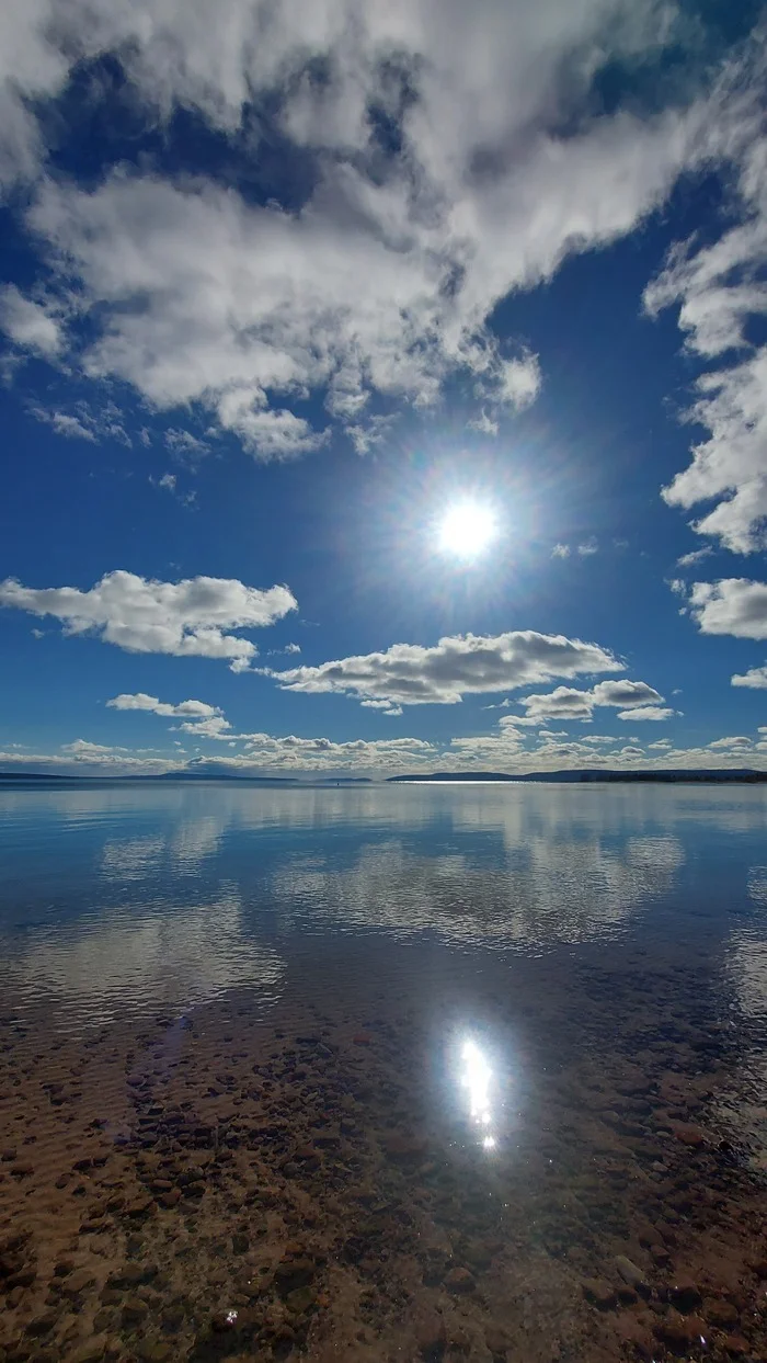 Today on the Bratskoye Sea. 13.10.2024 - My, Bratsk, Bratsk Sea, Sea, Таймлапс, Autumn, Video, Vertical video, Longpost