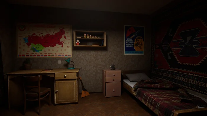 Domovoy is a horror game set in a Soviet apartment in the late 80s - Steam, Gamedev, Games, Computer, Screenshot, Horror game, Indie Horror, the USSR, Brownie, Unreal Engine 5