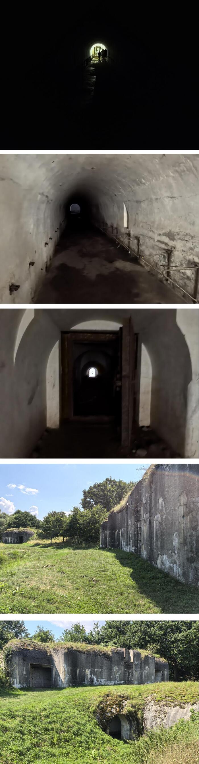 подземные лабиринты форта имеют выходы наружу