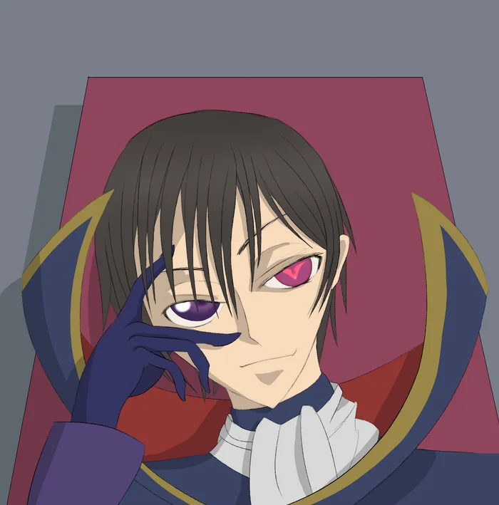 Второй пилот требует внимания - Моё, Аниме, Anime Art, CC (Code Geass), Lelouch Lamperouge, Code Geass, Футфетиш, Длиннопост