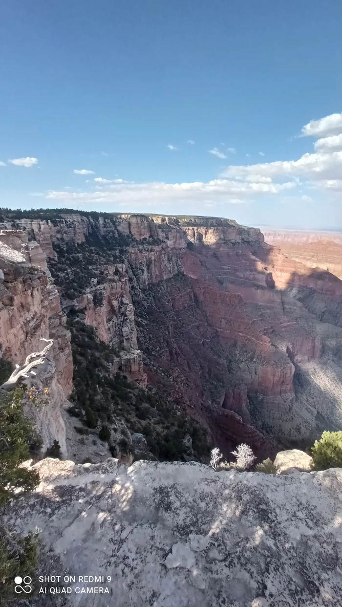 Hello everyone. Today we are showing the Grand Canyon. - My, Nature, Mobile photography, The photo, South, USA, wildlife, Grand Canyon, Canyon, Summer, The rocks, A rock, Longpost