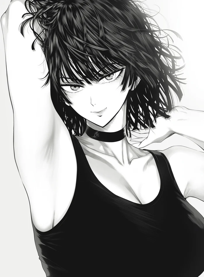 Good morning - Mostlybluewyatt, Art, Anime, Anime art, Onepunchman, Fubuki