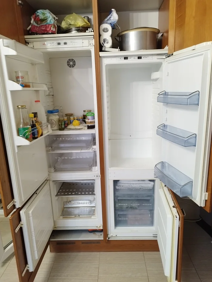 Built-in refrigerator repair - My, Refrigerator, Repair of equipment, Refrigerator repair, With your own hands, Longpost