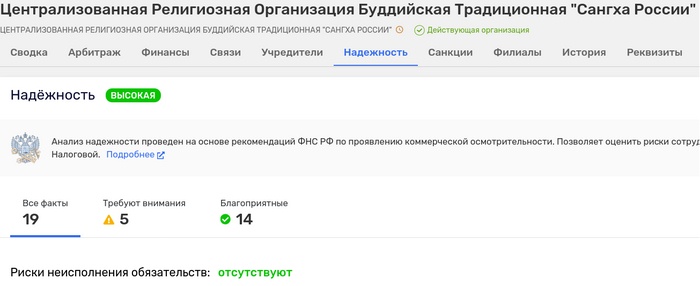 Надежность - высокая!