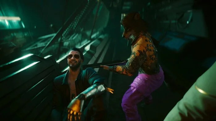 Furry in Cyberpunk 2077 #14 Female Biosculpted Exotics Mod - My, Furry, Cyberpunk 2077, Screenshot, Fashion, Longpost