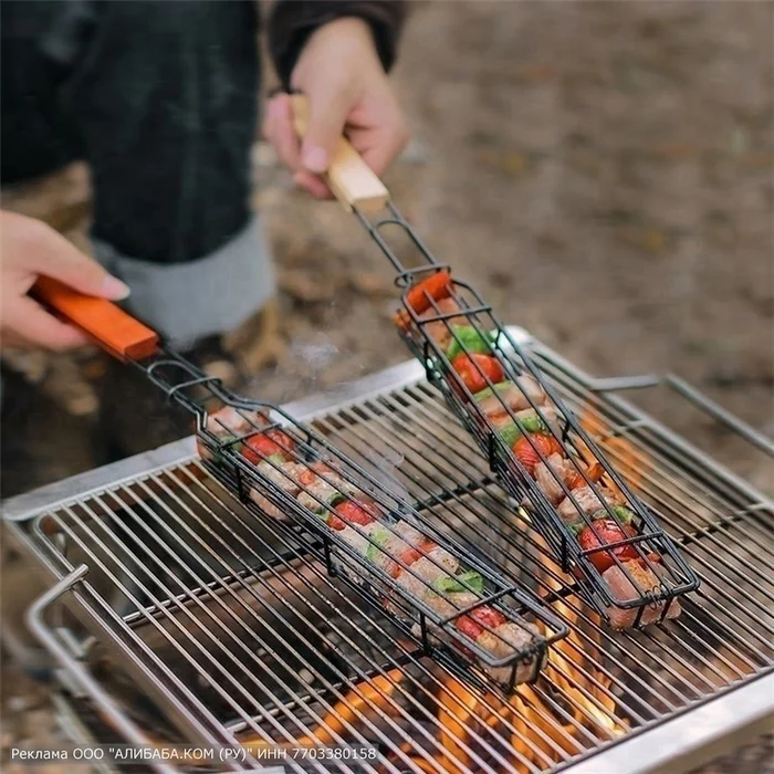 Mini grill grates - Shashlik, Brazier, Cooking, Tableware, Meat, Grill grill