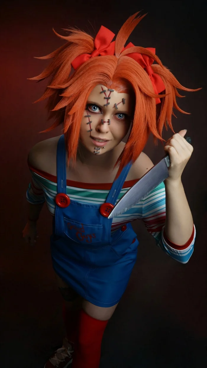 Chucky Cosplay from Bishoujo - My, Chucky, Chucky doll, Kids games, Cosplay, Cosplayers, Halloween, Horror, Girls, Figurines, Longpost