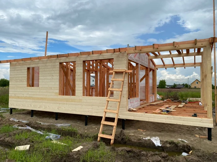 If you don't have money, don't get involved in construction. Even if you're building it yourself. - My, Dacha, House, Rukozhop, Home construction, Building, Longpost