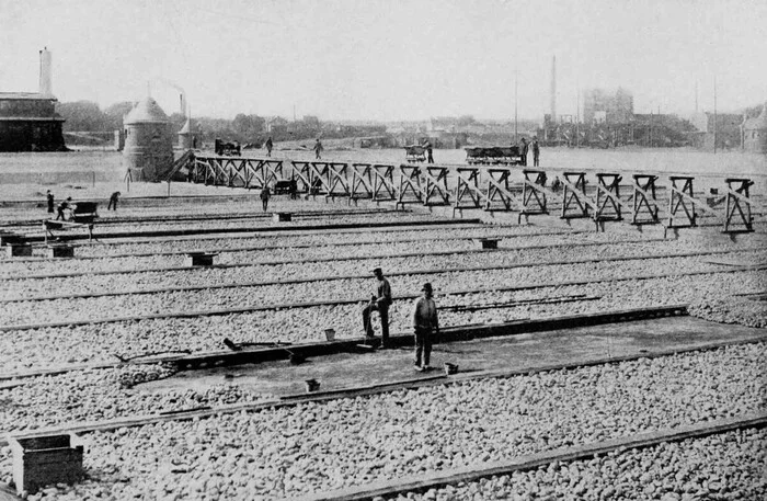 Small railway for filters - Water pipes, Water treatment, Construction history, Water filter, How is it done, Railway