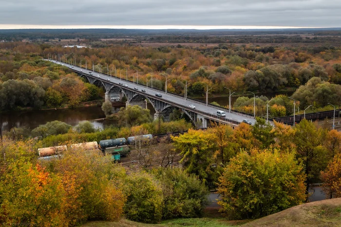 Klyazminsky Bridge - Bridge, Klyazma, Vladimir city, Autumn, Beautiful view, The photo