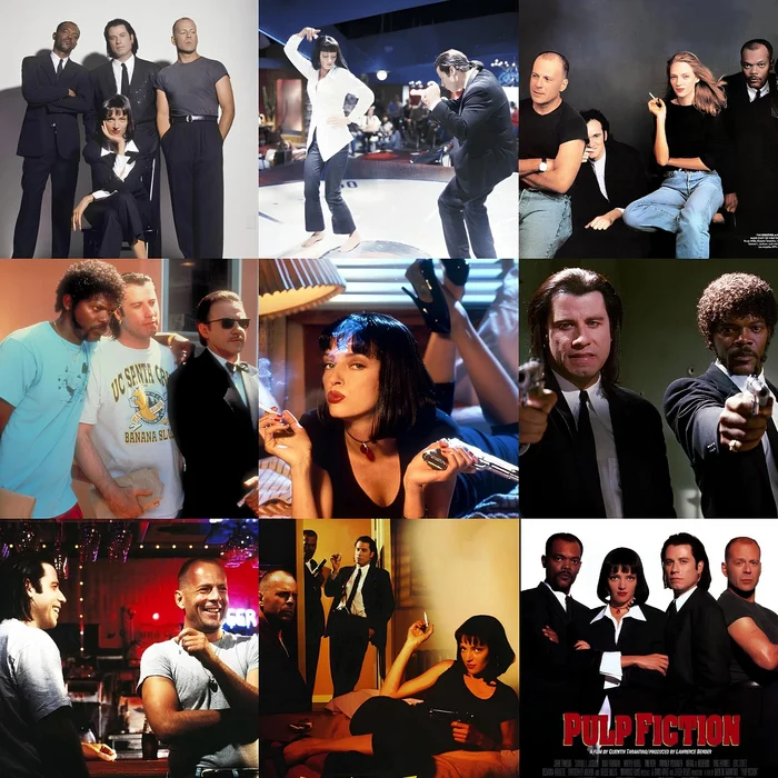 On October 14, 1994, the cult film Pulp Fiction premiered in the United States. - Hollywood, Actors and actresses, Quentin Tarantino, Samuel L Jackson, Uma Thurman, John Travolta, Movies, Video, Youtube, Longpost