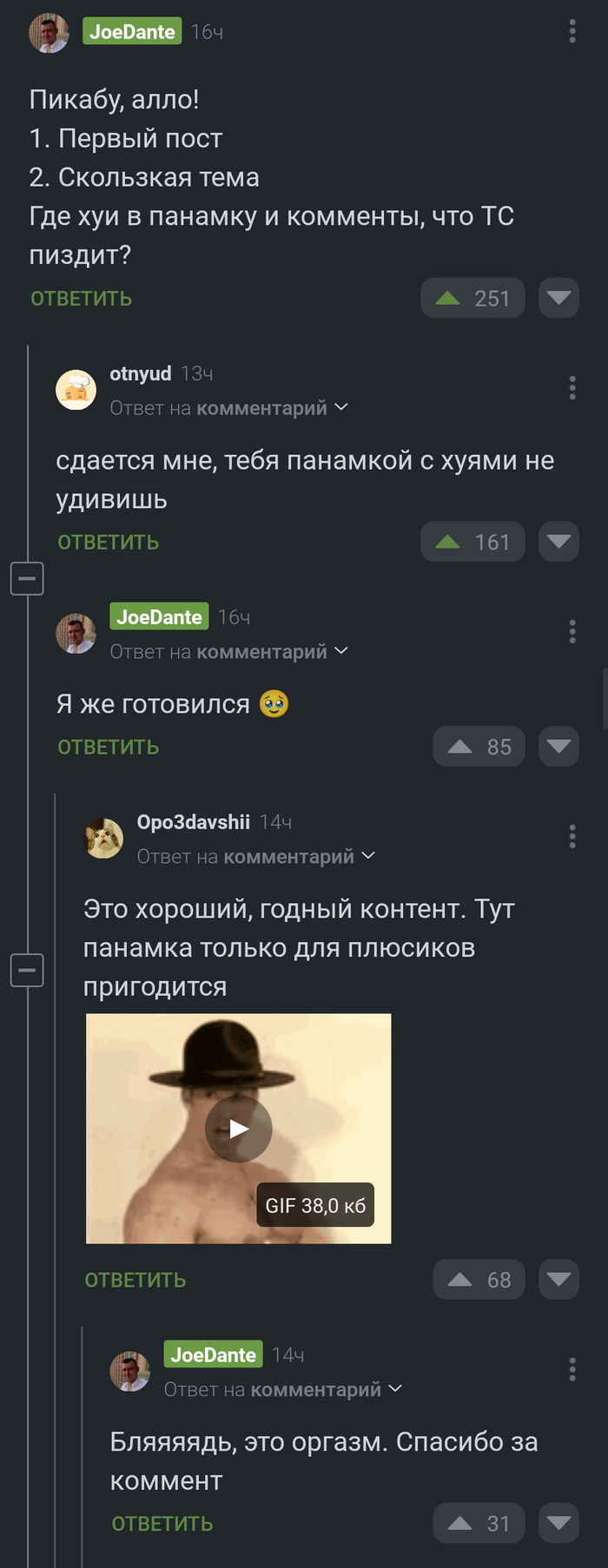 Пикабу, Алло! Где х@и в панамку?!