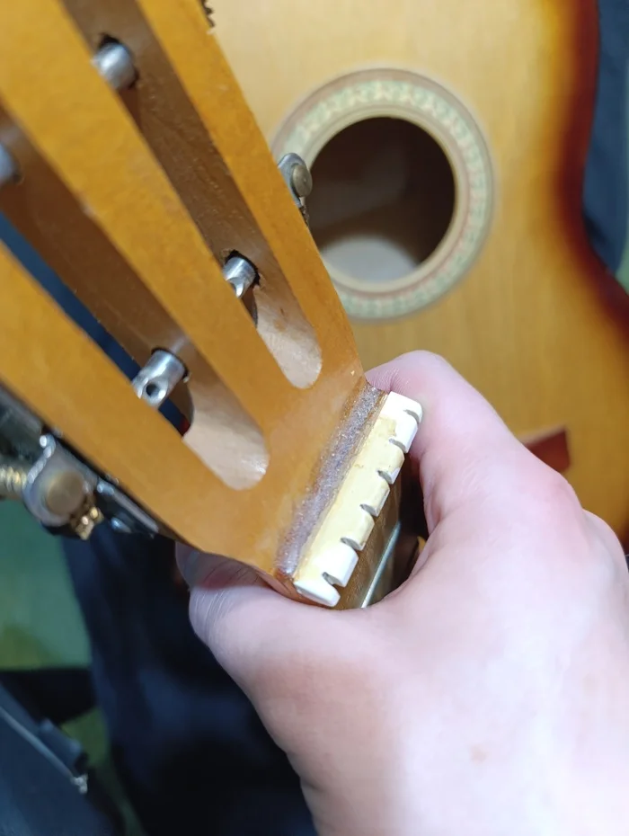 Got a guitar - My, Guitar, Restoration, Longpost