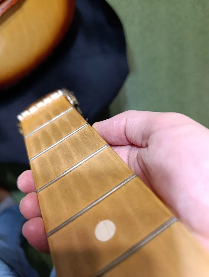 Got a guitar - My, Guitar, Restoration, Longpost