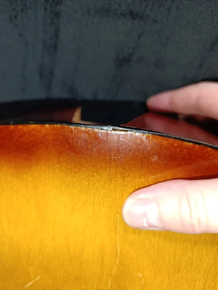 Got a guitar - My, Guitar, Restoration, Longpost